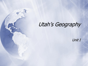 Theme 4: Movement & Utah's Natural Resources