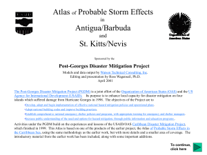 Atlas of Probable Storm Effects - Organization of American States
