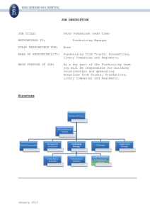 Trust Fundraiser Job Description