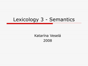 Lexicology 3