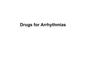 Drugs for treating arrhythmias - Suny-perfusion