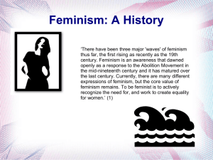 Feminism- CATS presentation