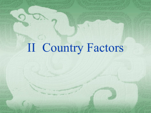 Country Factors