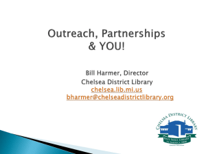 Outreach, Partnerships & You