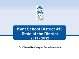 State of the District 2011-2012