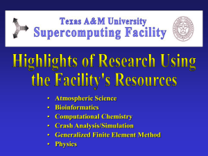 Mac - Texas A&M Supercomputing Facility