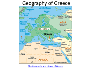 Geography of Greece - MsKay
