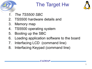 the target system