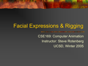 Facial Expressions & Rigging - Computer Graphics Laboratory at