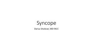 Syncope - Lourdes Health System