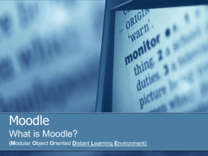 What is Moodle PowerPoint presentation
