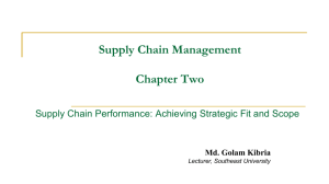Chapter-2: Supply Chain Performance
