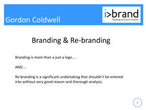 Branding Slideshow - I More Than Brand