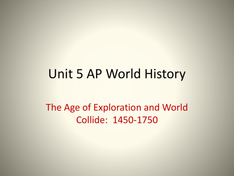 Unit 5 AP Notes History Uncorked