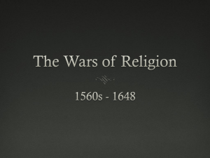 Wars of Religion/Thirty Years War
