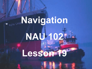 Lesson 19 - Navigational Equipment