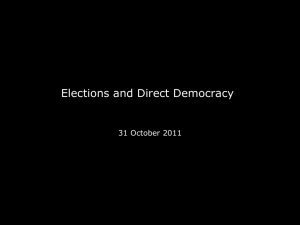 Direct Democracy and Reform