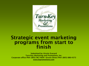 cap - Turn-Key Marketing & Promotions