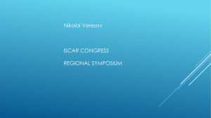 SAPR_1530 Nikolai Vereso - ISCAR 2014 Presentations