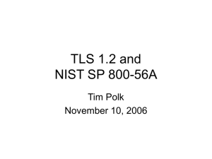 TLS 1.2, NIST SP 800-56A