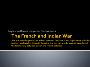 The French and Indian War 3