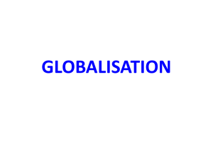 Globalisation - PowerPoint Presentation