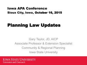 Iowa APA 2015 Law session - ISU Extension Blogs