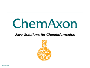 ChemAxon Presentation