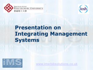 What is an Integrated Management System