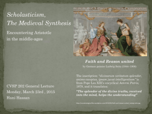 The Medieval Synthesis