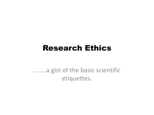 Research Ethics