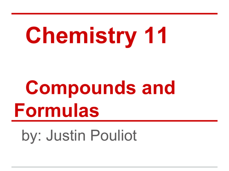 Chemistry Pouliot