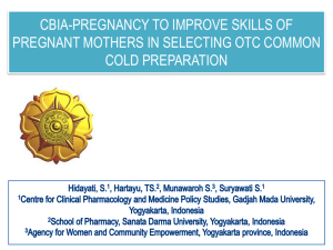 CBIA-Pregnancy to Improve Skills of Pregnant Mothers In Selecting