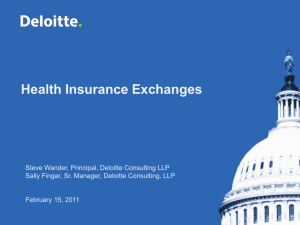 Health Insurance Exchanges - Minnesota House of Representatives