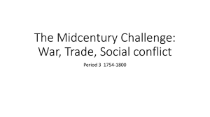 The midcentury challenge: war, trade, social conflict