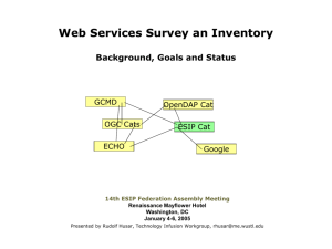 Web Services Survey/Catalog