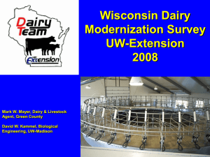 Wisconsin Dairy Modernization Survey UW