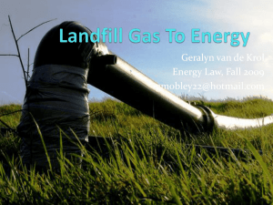 Landfill Gas Recovery