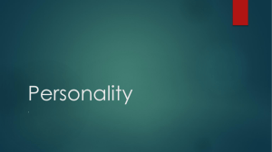 Personality theories