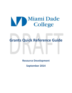 Grants Quick Reference Guide