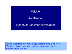 average acceleration