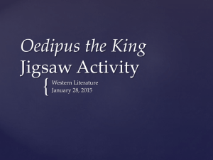 Oedipus the King Jigsaw Activity