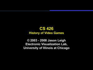 CS 426 : Multimedia - Electronic Visualization Laboratory