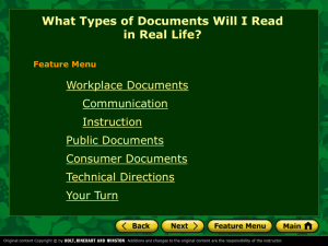 Consumer Workplace Public Documents PowerPoint