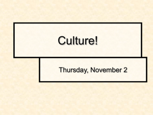 Culture!