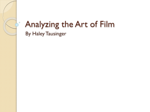 Analyzing the Art of Film