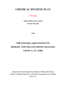 FLI CHP 1st revision - The Finger Lakes Institute