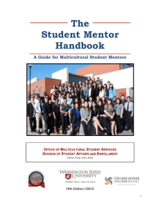 What is a Mentor? - Washington Campus Compact