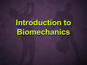 intro to biomechanics (tv)