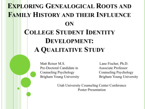 Exploring Genealogical Roots and Family History and their Influence